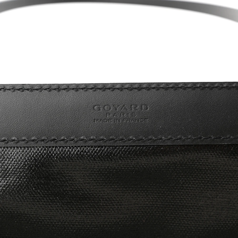 Goyard Bellechasse Biaude Tote MM Black Goyardine Canvas