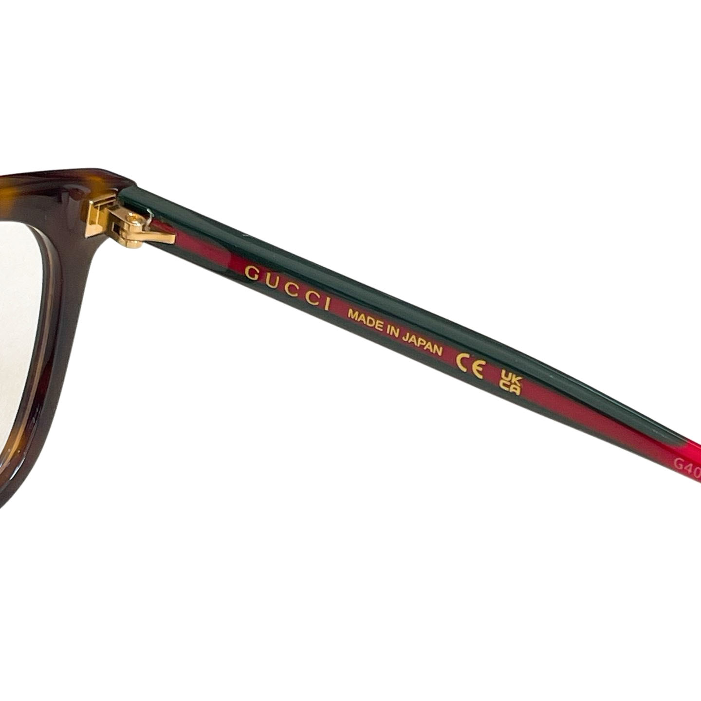 Gucci Wayfarer glasses leopard pink/black pink color transparent lens Size 50口18-145