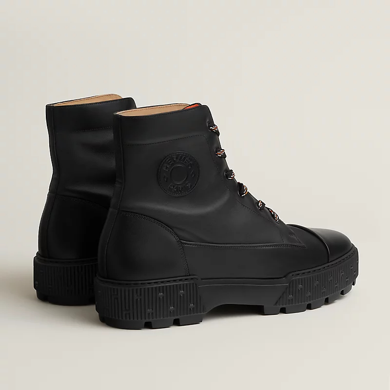 HERMES Fresh Black ankle boots