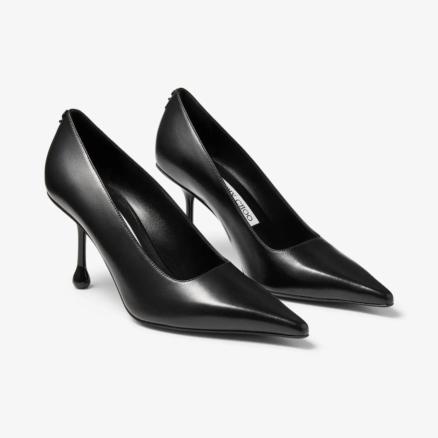 JIMMY CHOO Black leather heels