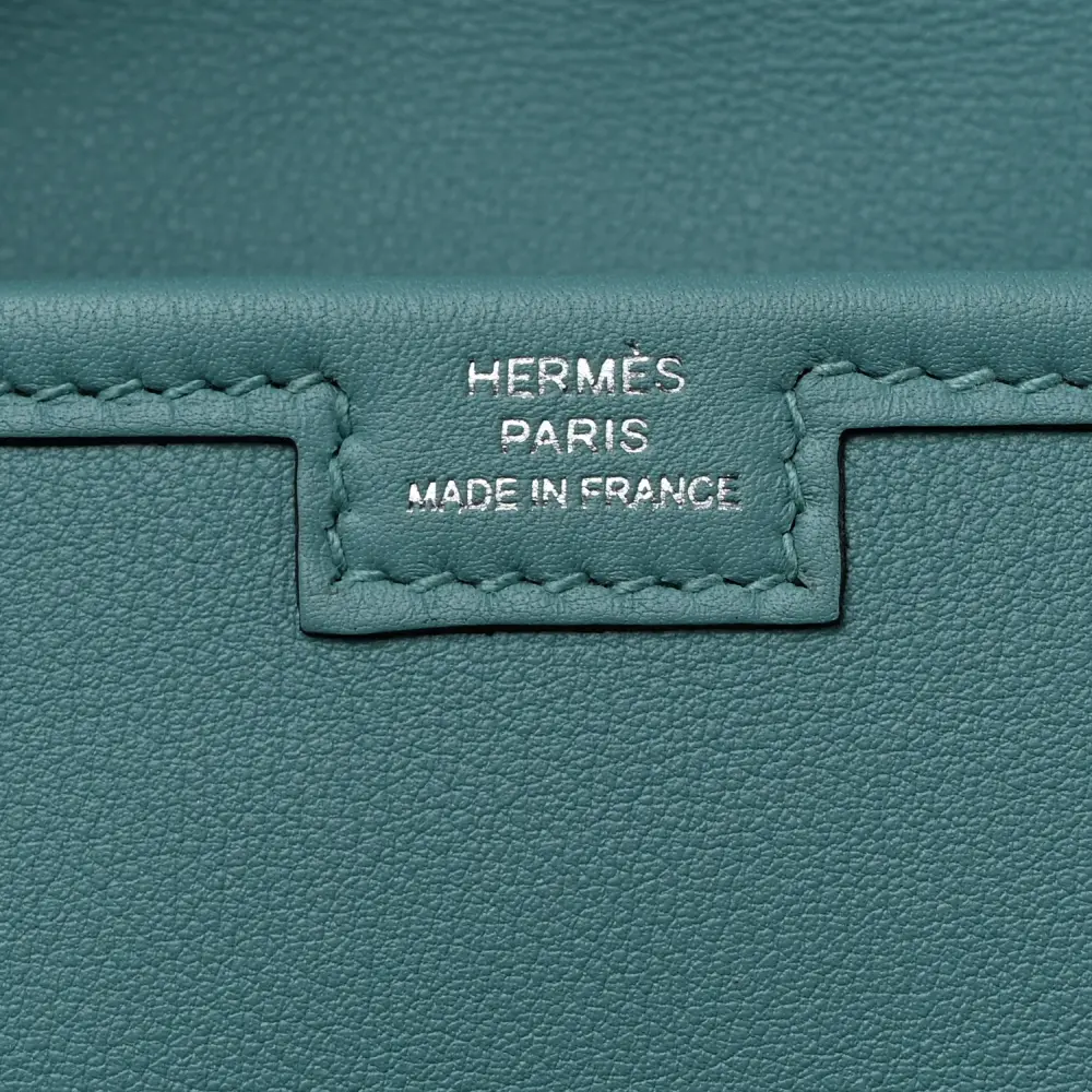 Hermès Jige Elan 29 Clutch Bleu Atoll Swift Leather