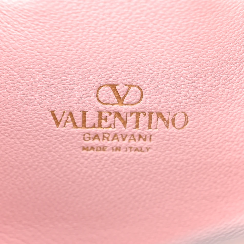 Valentino Garavani Mini VLogo Signature Bucket Bag Water Lilac Nappa Leather Gold Hardware