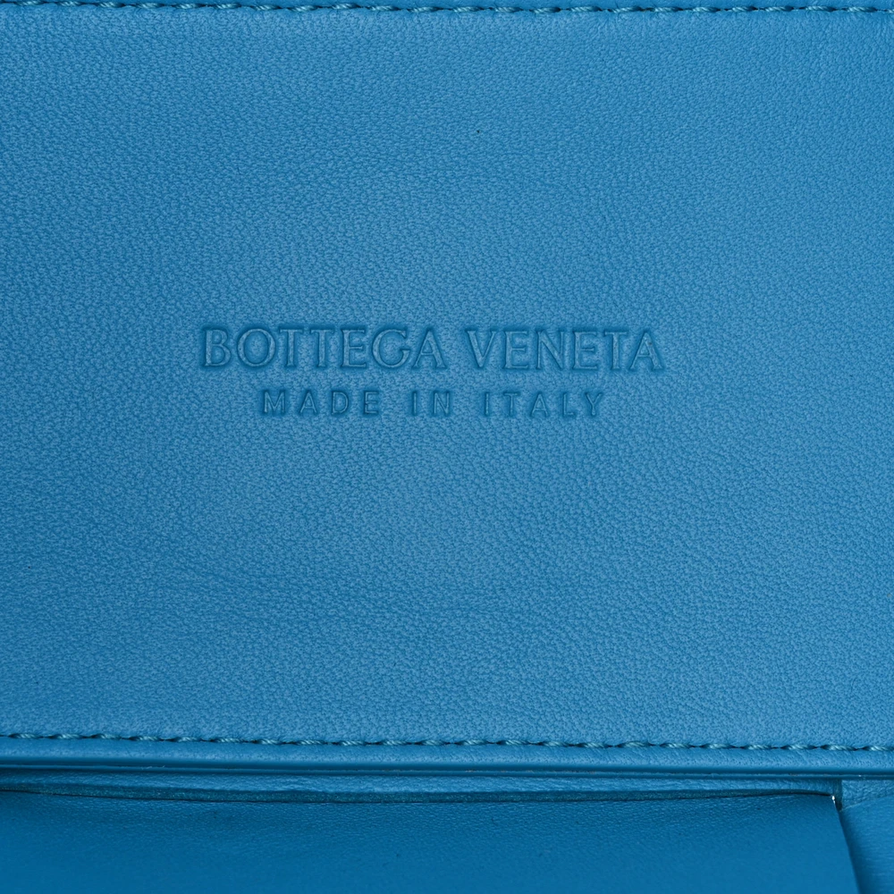 Bottega Veneta Maxi Intrecciato Mini Arco Tote Pool Grained Calfskin Leather