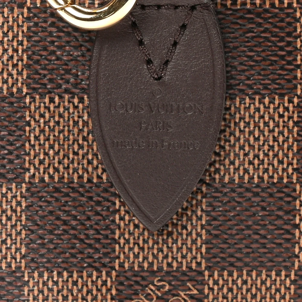 Louis Vuitton Speedy Bandouliere 20 Damier Ebene Canvas Brass Hardware