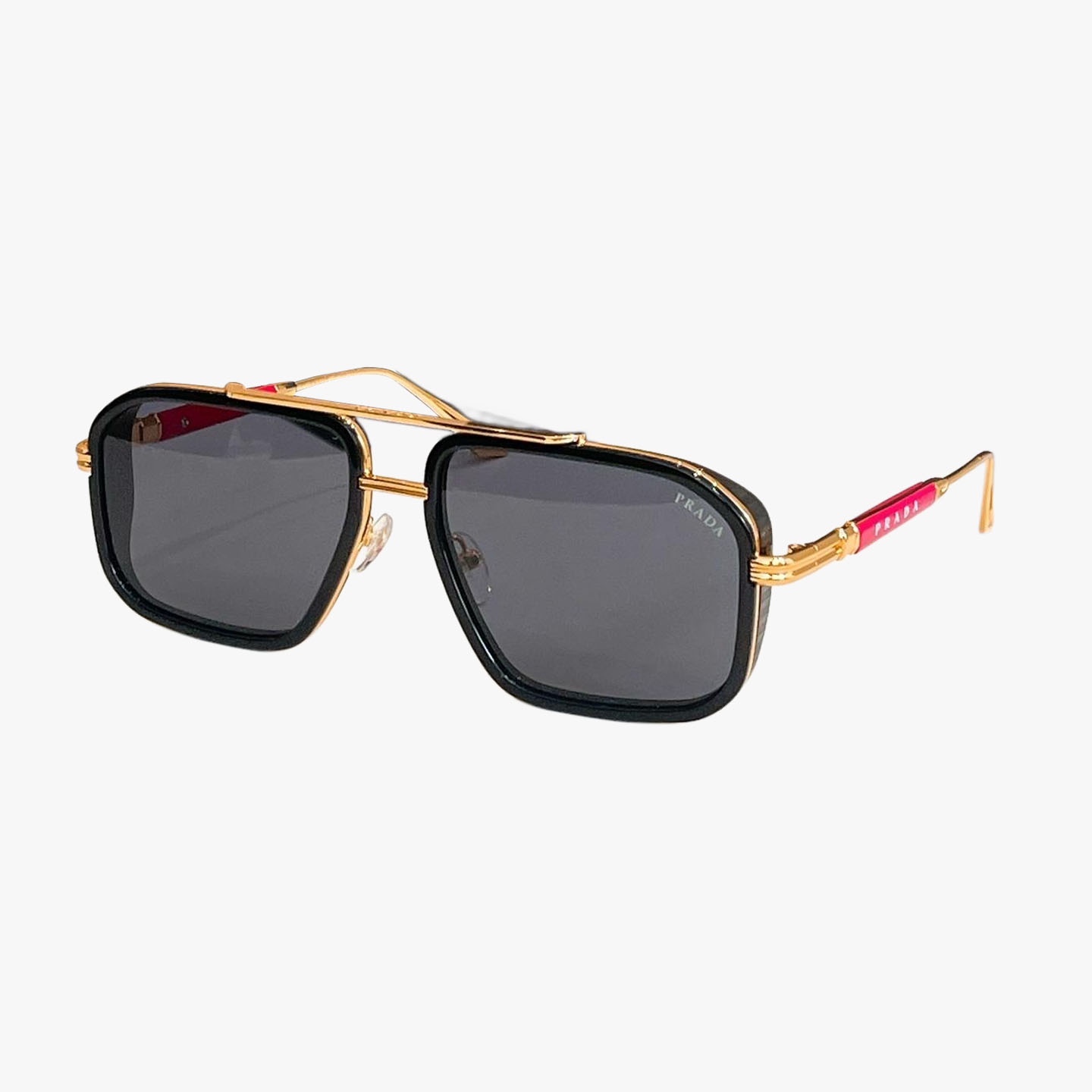 Prada aviator glasses black gold/leopard brown/black purple/blue orange/maroon color Size 58口17-140
