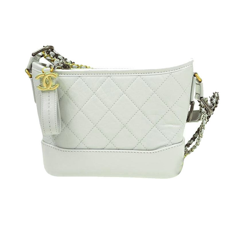 Chanel Bag White Quilted Calfskin Leather Shoulder Bags Crossbody Bags