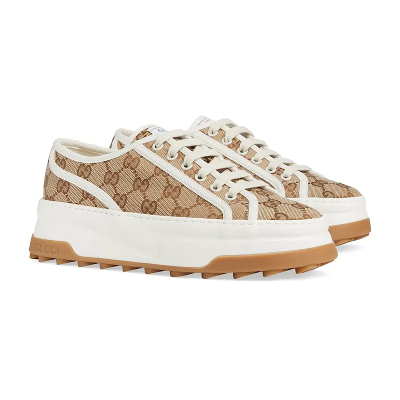 Gucci GG printed embossed sports shoes  Sneakers