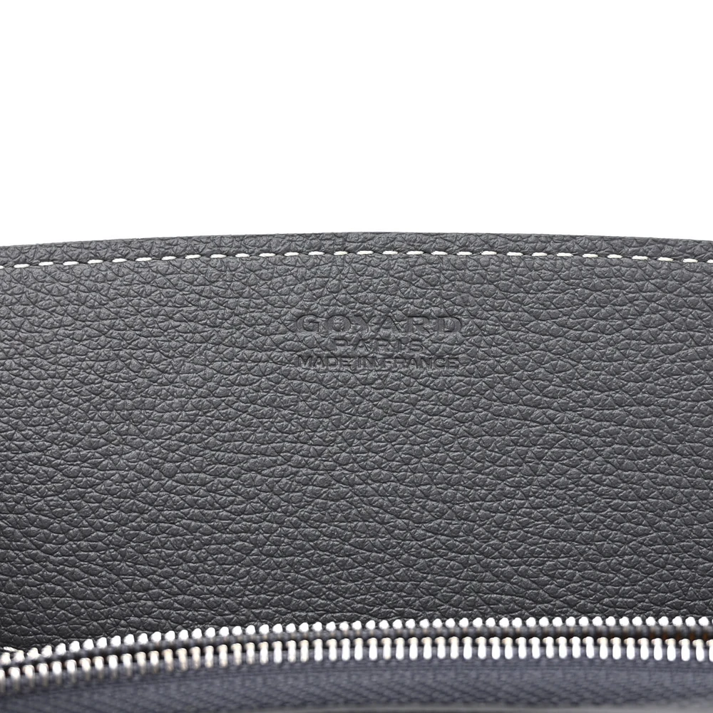 Goyard Rouette Structure PM Grey Goyardine Canvas Silver Hardware