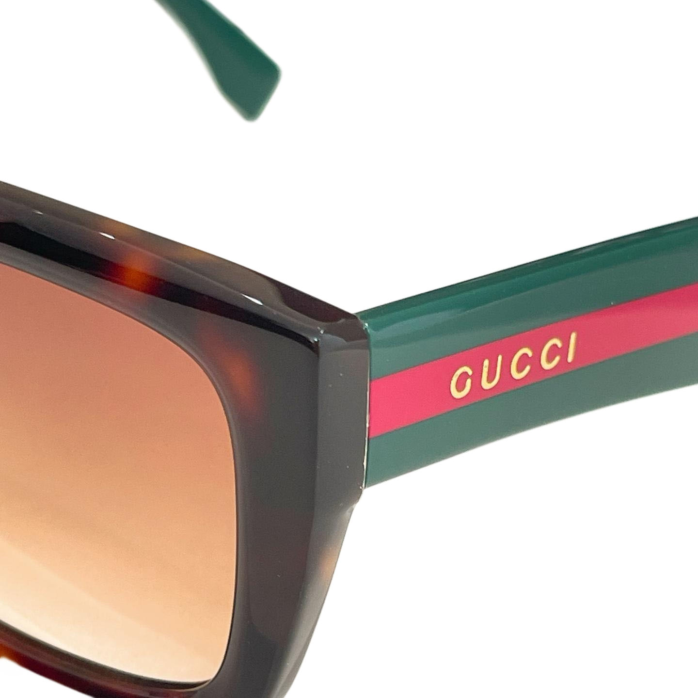 Gucci square frame glasses leopard green red/black green red/black white/black red/black red white color Size 55口20-145