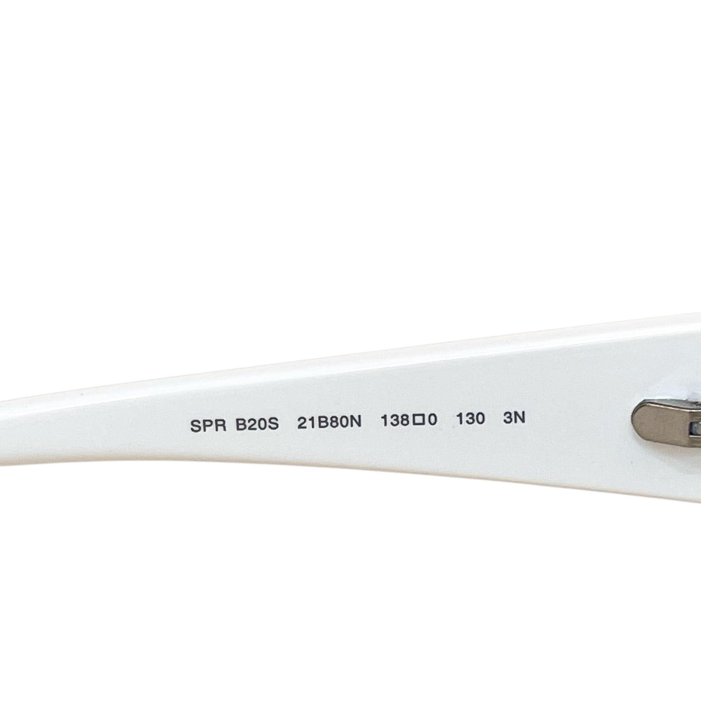 Prada glasses white/silver/eggplant/brown/blue/purple-blue color Size 138口0-130