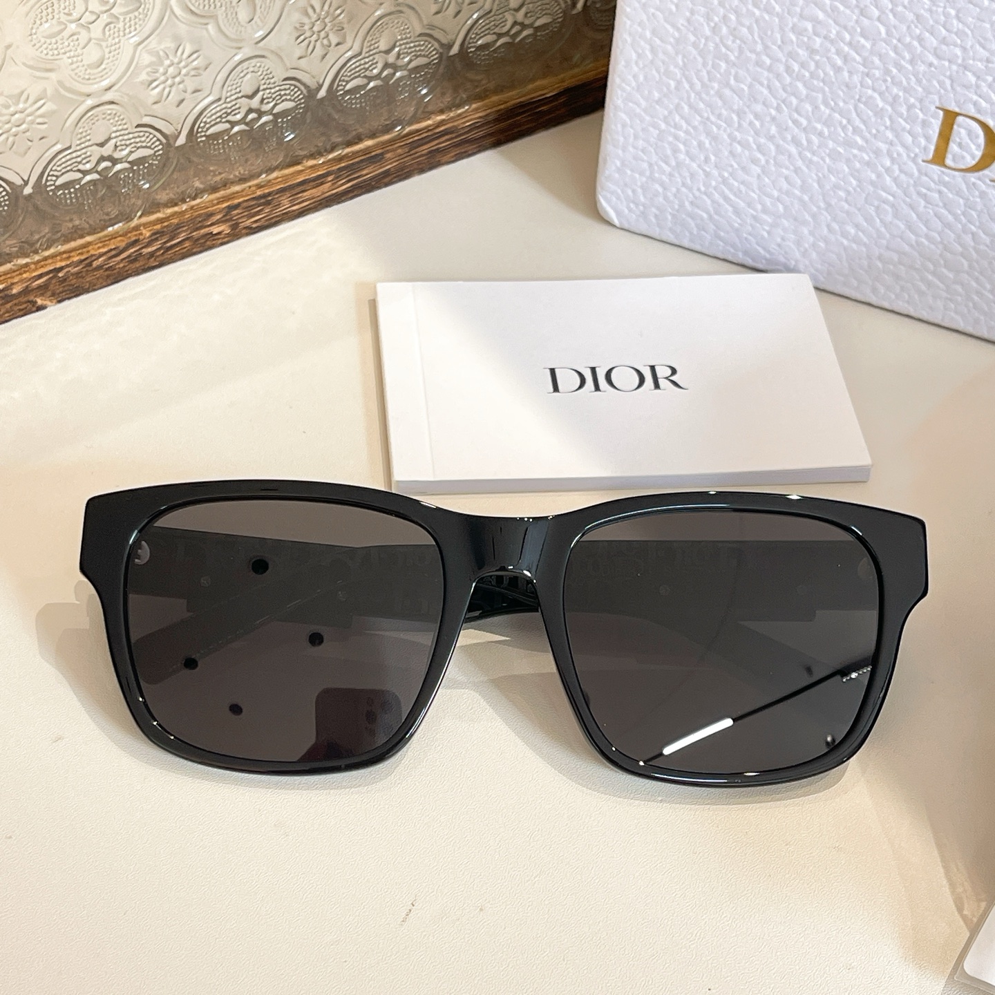DIOR wayfarer glasses black color Size 58口20-145