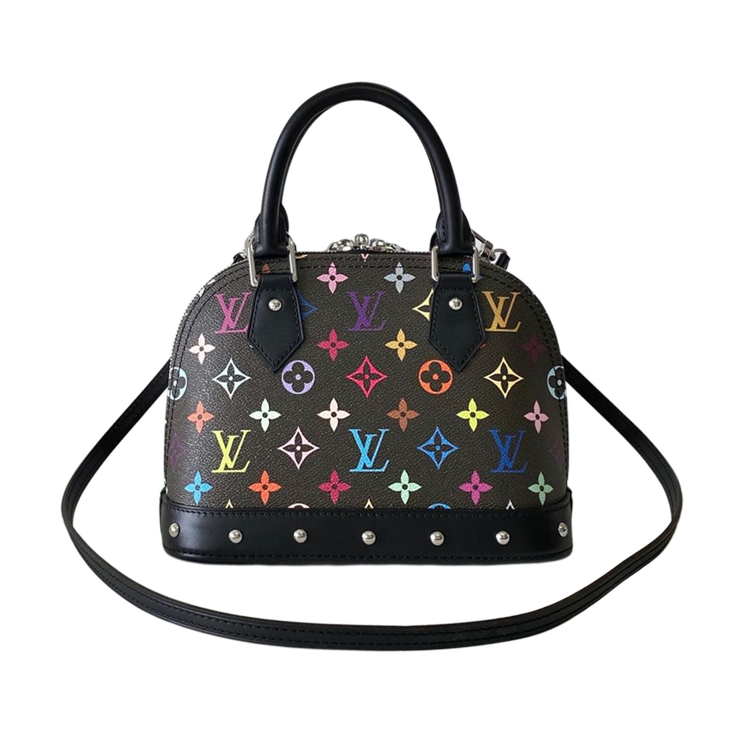 Louis Vuitton x Murakami Takashi Alma BB Multicolor Black Silver Hardware