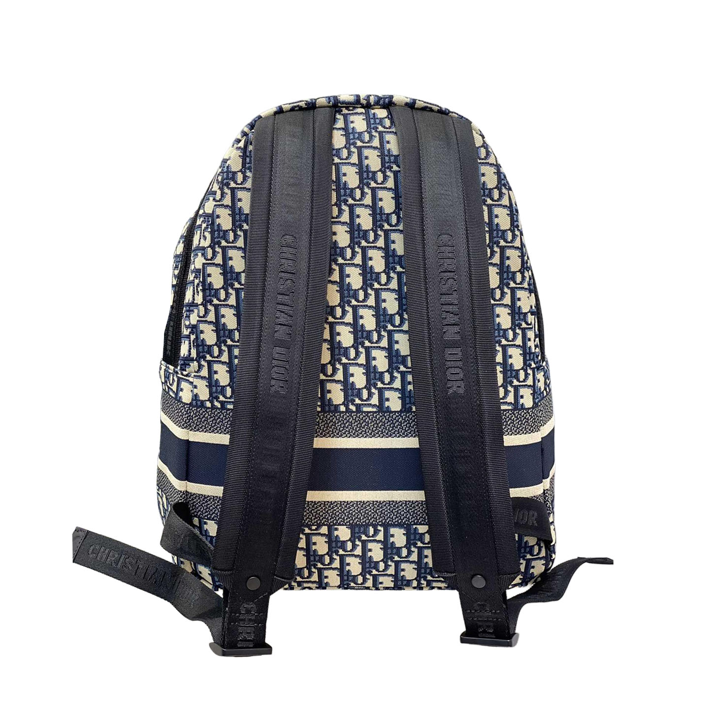 Dior Travel Backpack In Blue Dior Oblique Jacquard