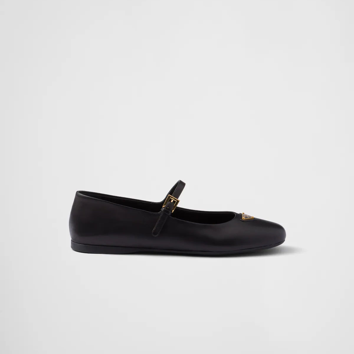 PRADA Naplak Flat Shoes black Ballet Shoes