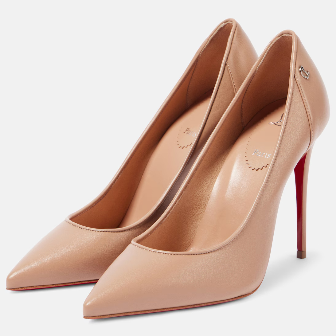 Christian Louboutin Nude leather heels stiletto heels