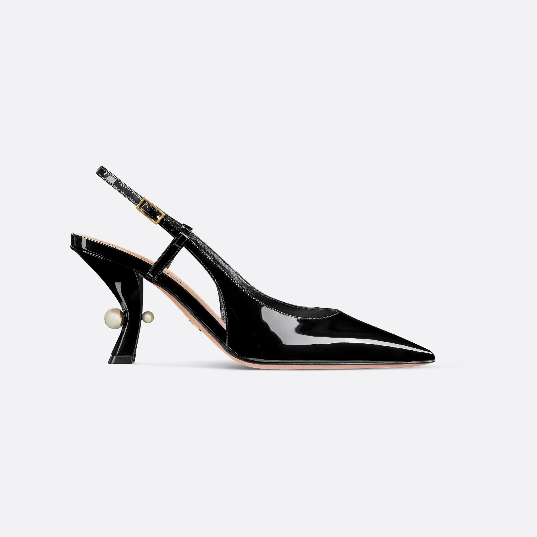 Dior black stiletto heels pointy high heels shoes