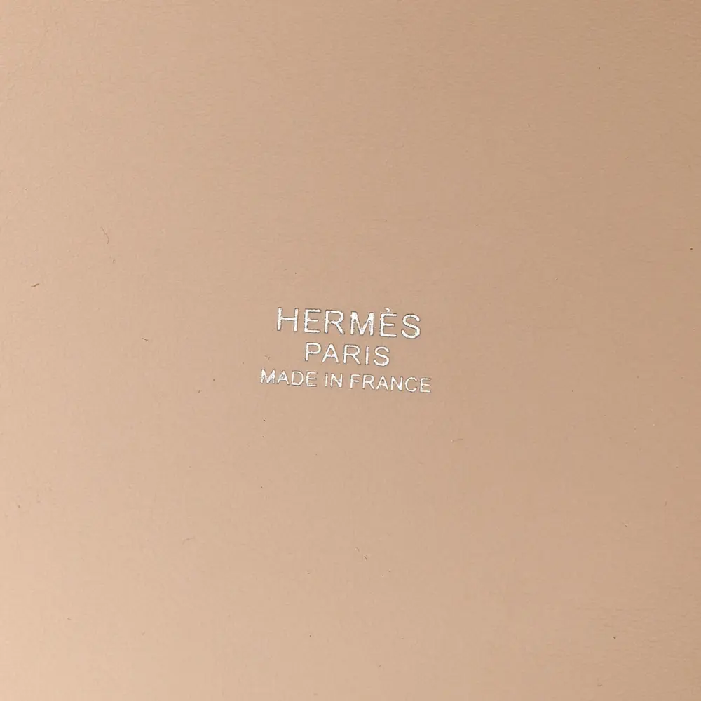 Hermès Lucky Daisy Piacotin Lock 18 PM Nata/Vert Swift Leather Palladium Silver Hardware