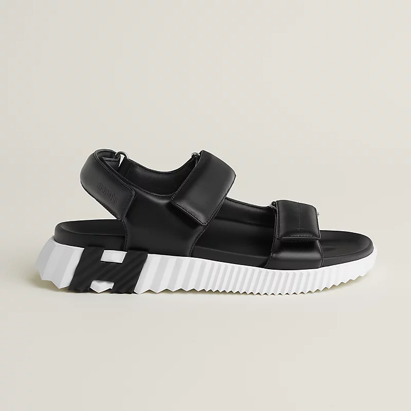 HERMES Junior Black Sandal