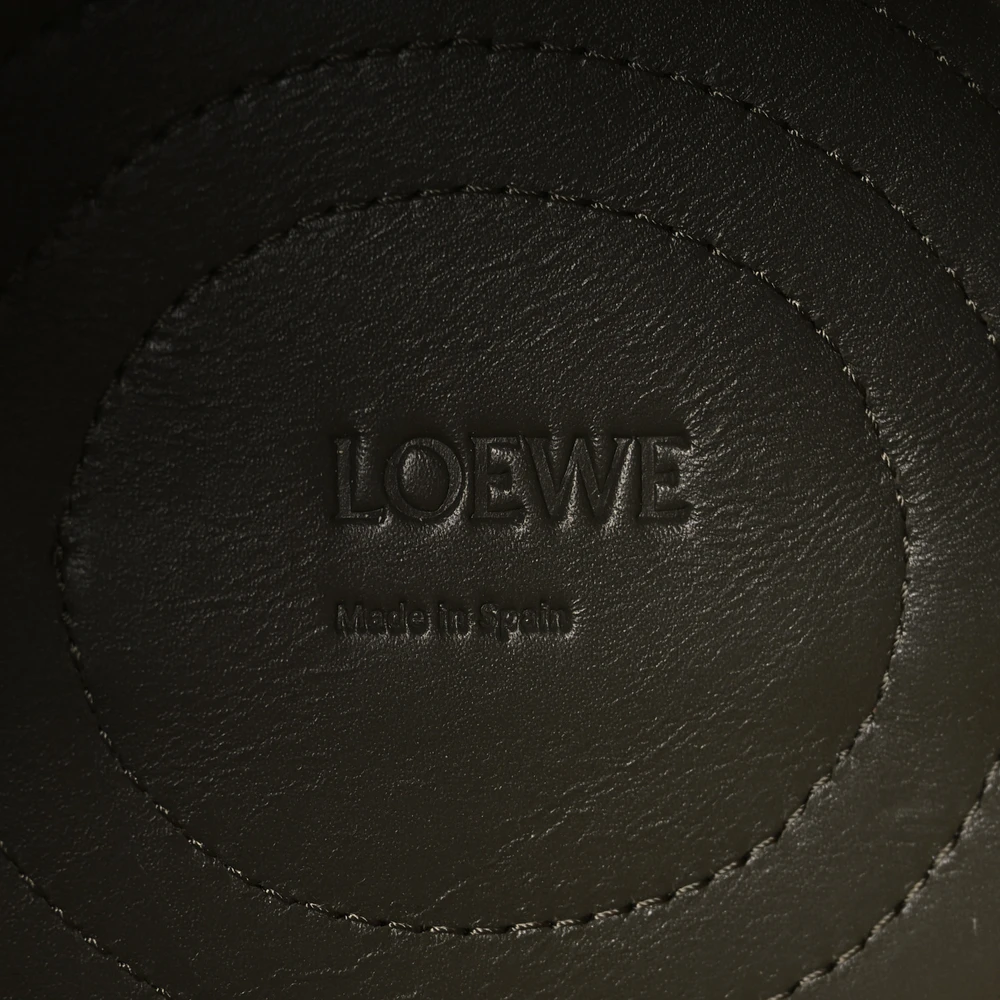 Loewe Paseo Bag Small Dark Khaki Green Shiny Nappa Calfskin Leather