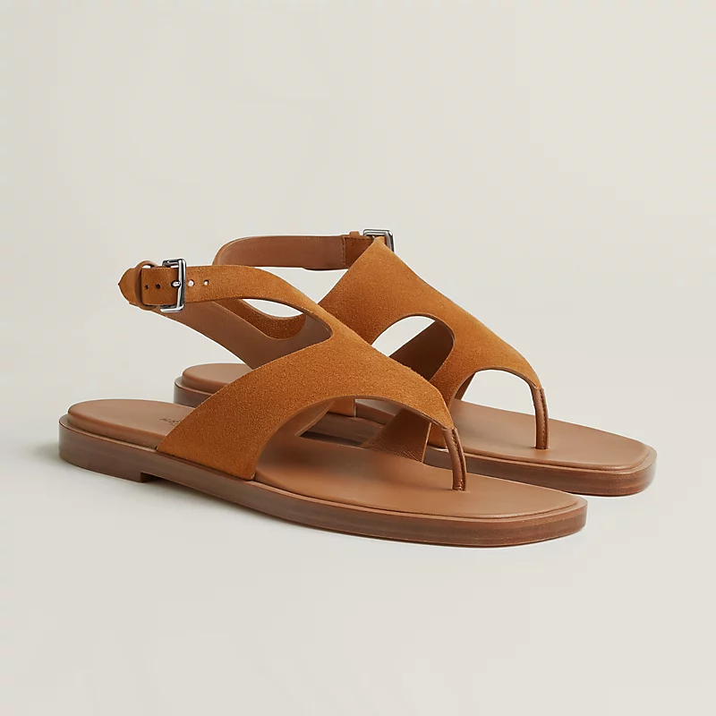 HERMES Karen Brown Sandal