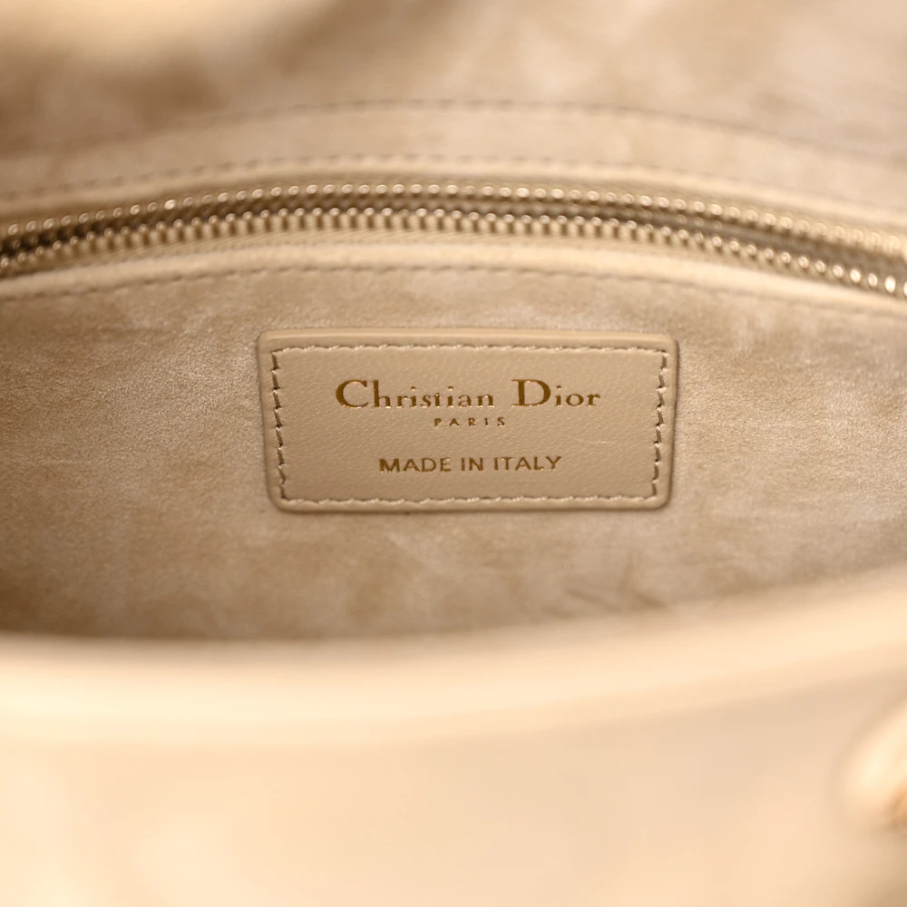 Dior Small My ABCDior Lady Dior Corda Cannage Lambskin Leather Gold Hardware