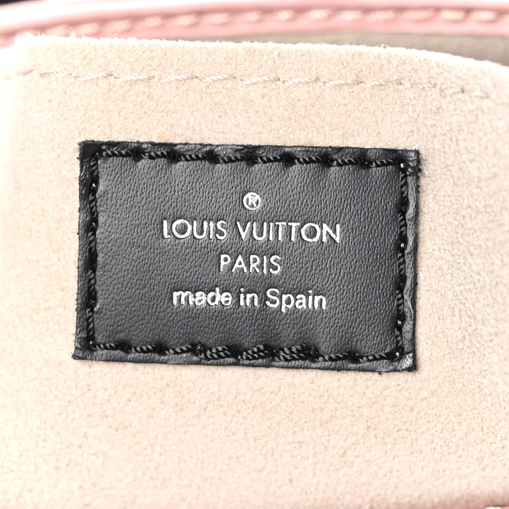 Louis Vuitton Petit Sac Plat PM Rose Ballerine Epi Leather Silver Hardware