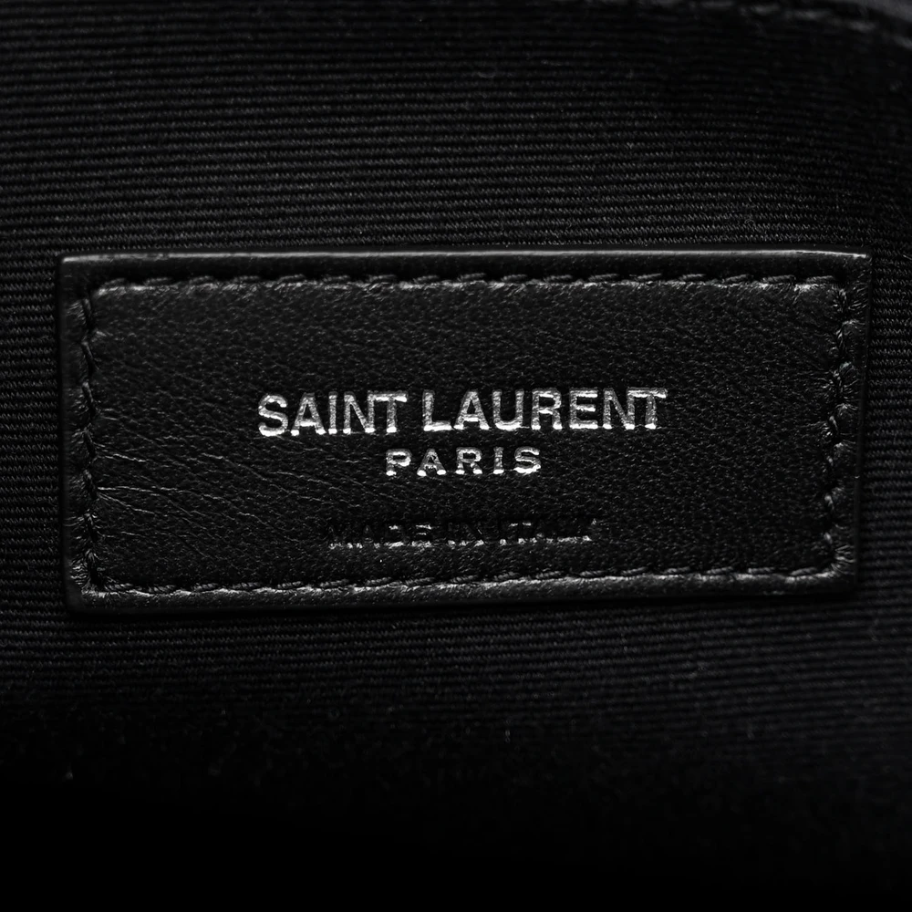 Saint Laurent Large Jane Tote Black Calfskin Leather