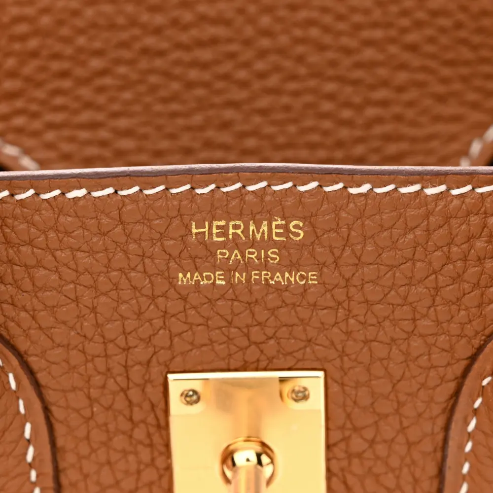 Hermès Birkin 25 Brown Togo Leather Gold Hardware