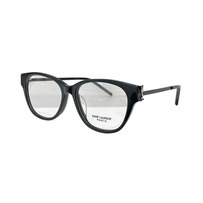 Saint Laurent Wayfarer glasses black color transparent lens Size 54口17-146