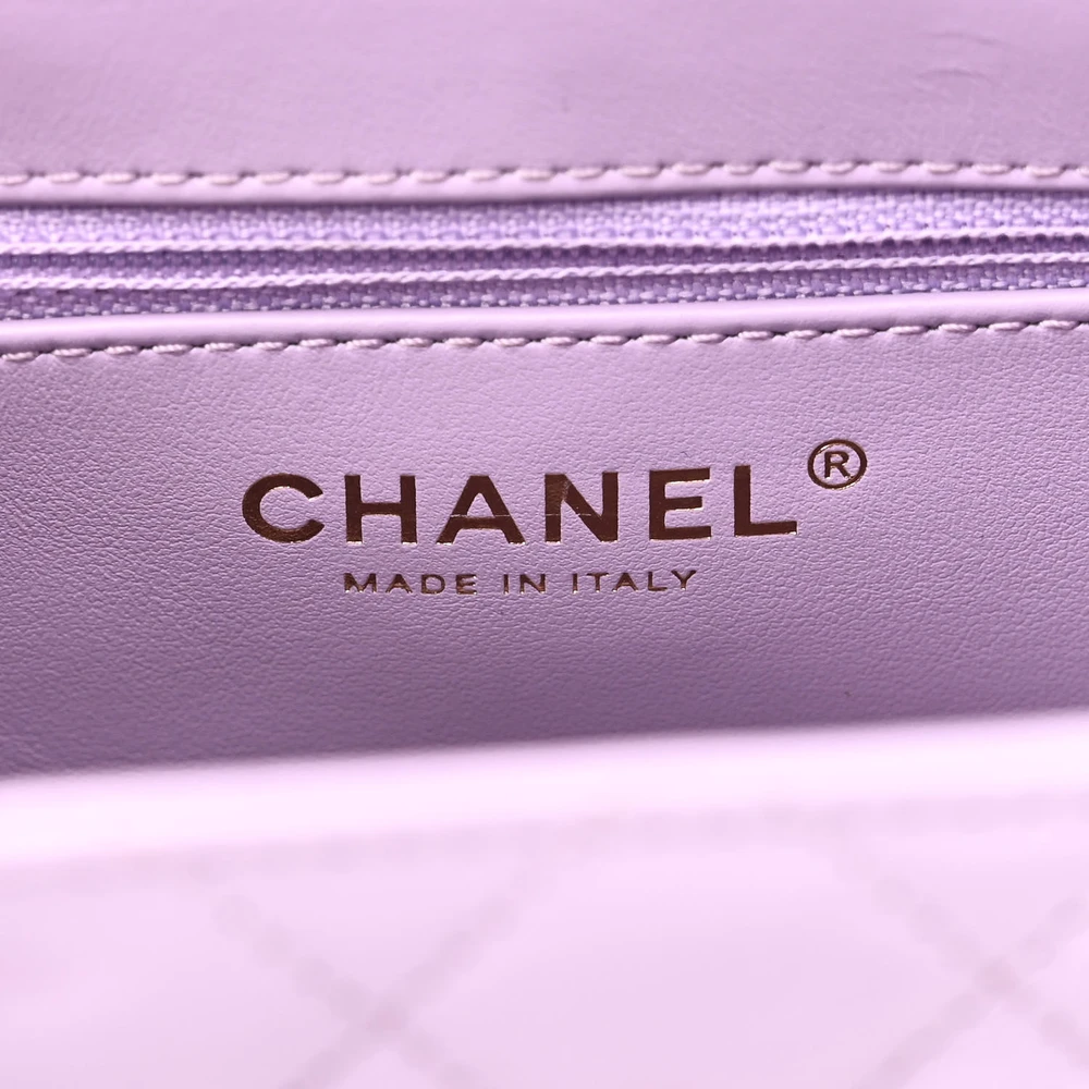 Grade Designer Handbag | Quilted Nano Lilac