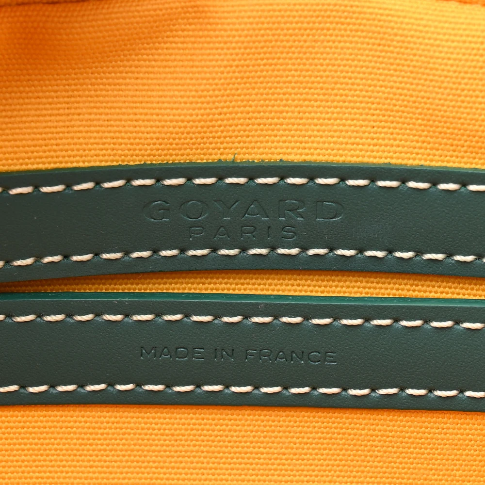 Goyard Sac Cap Vert Bag PM Green Goyardine Canvas