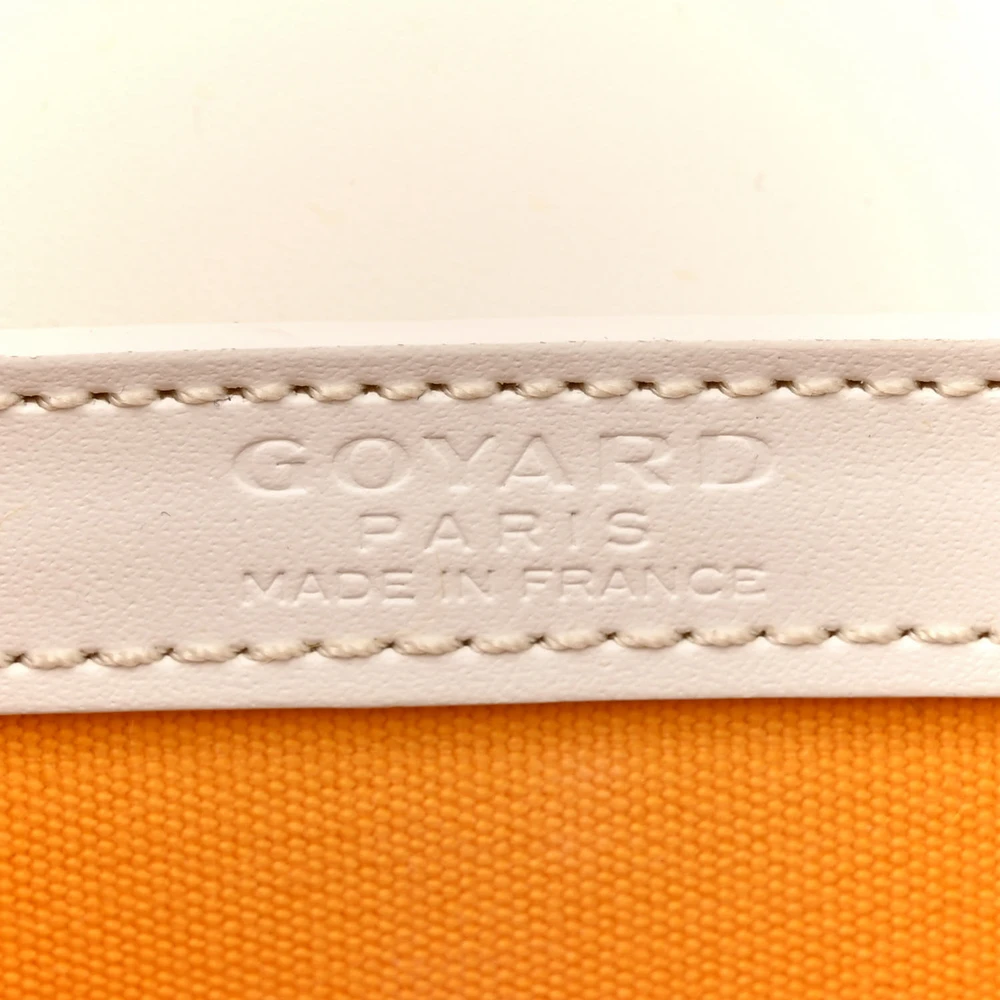 Goyard Mini Saigon Structured White Goyardine Canvas