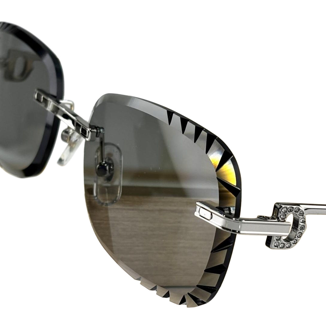 Cartier glasses black/grey/cedar/tawny/green color Size 59口18-145