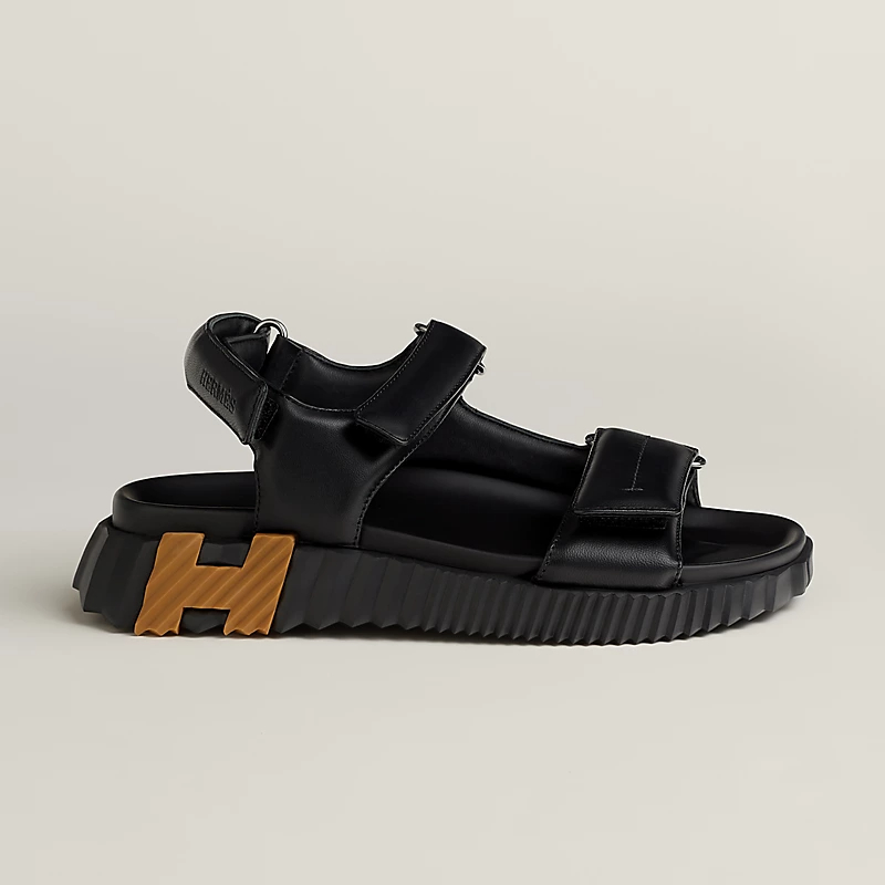 HERMES Junior Black Sandal