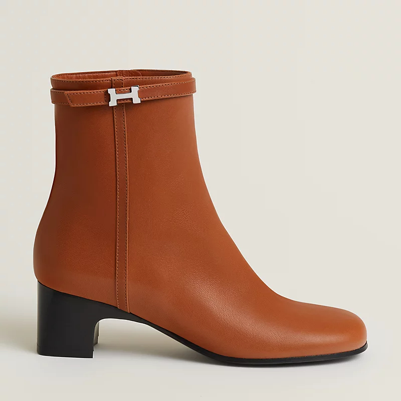 HERMES Imperial  Brown ankle boots