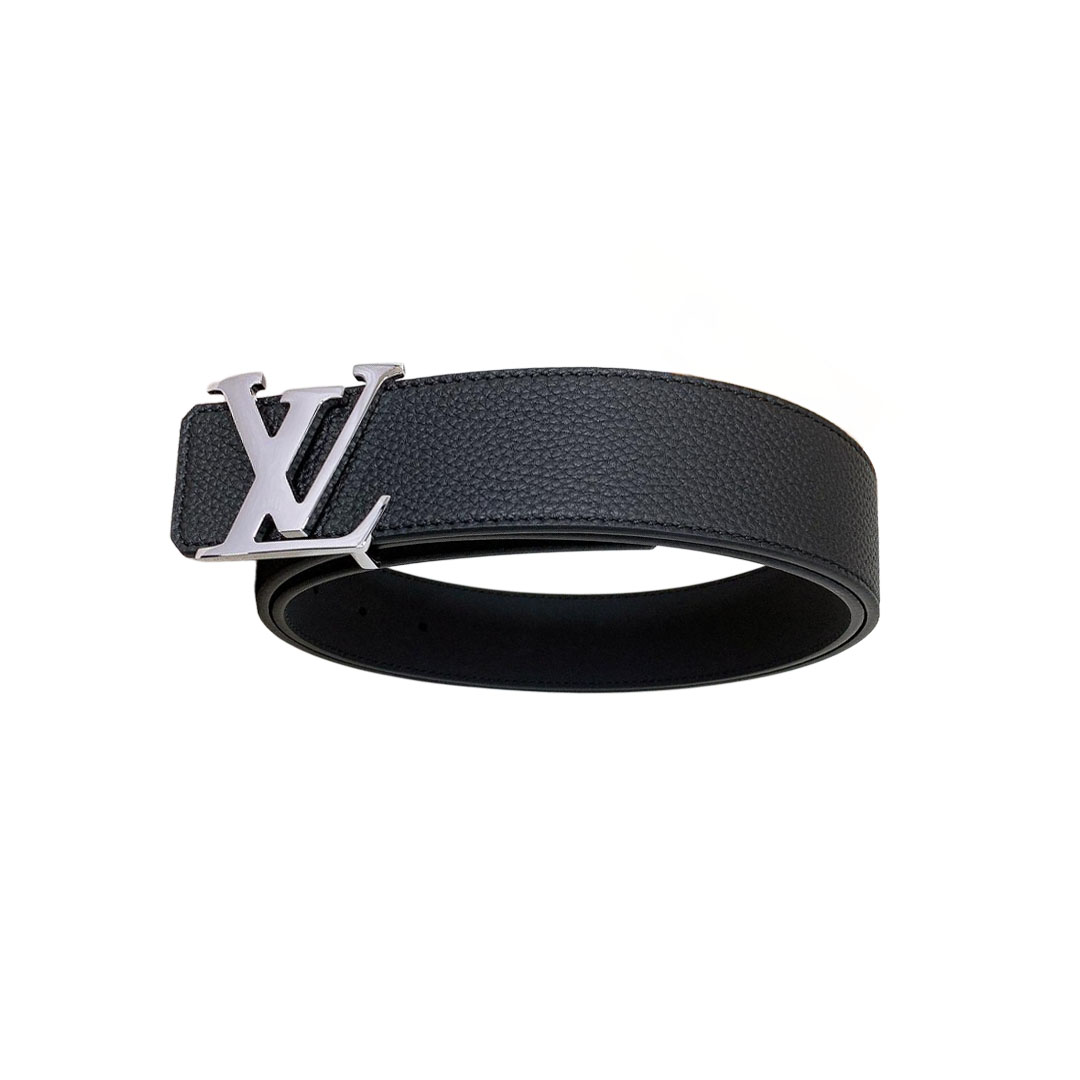 Louis Vuitton Men's Initiales Reversible Belt In Black./Brown/Orange/Blue/Beige Calfskin With Gold/Silver Hardware 40mm