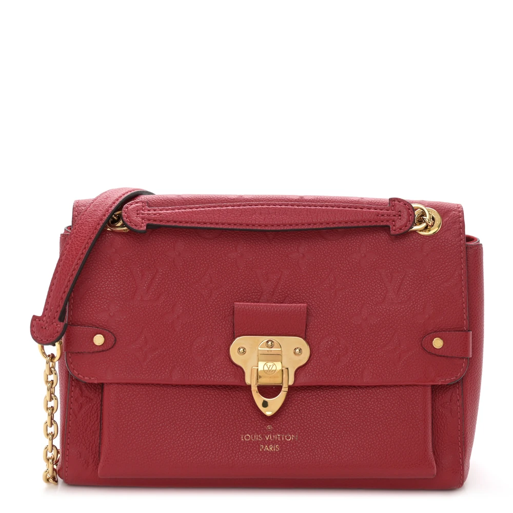 Louis Vuitton Vavin PM Scarlet Empreinte Leather Brass Hardware