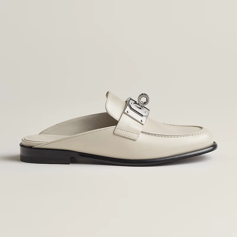 HERMES Iota Mule white Slippers
