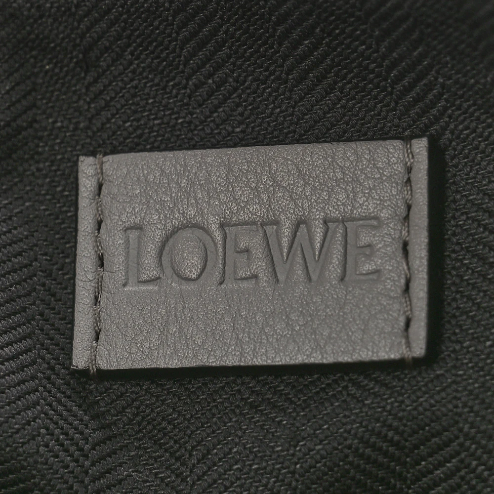 Loewe Cubi Crossbody Bag Small Asphalt Grey Jacquard Supple Smooth Calfskin Leather