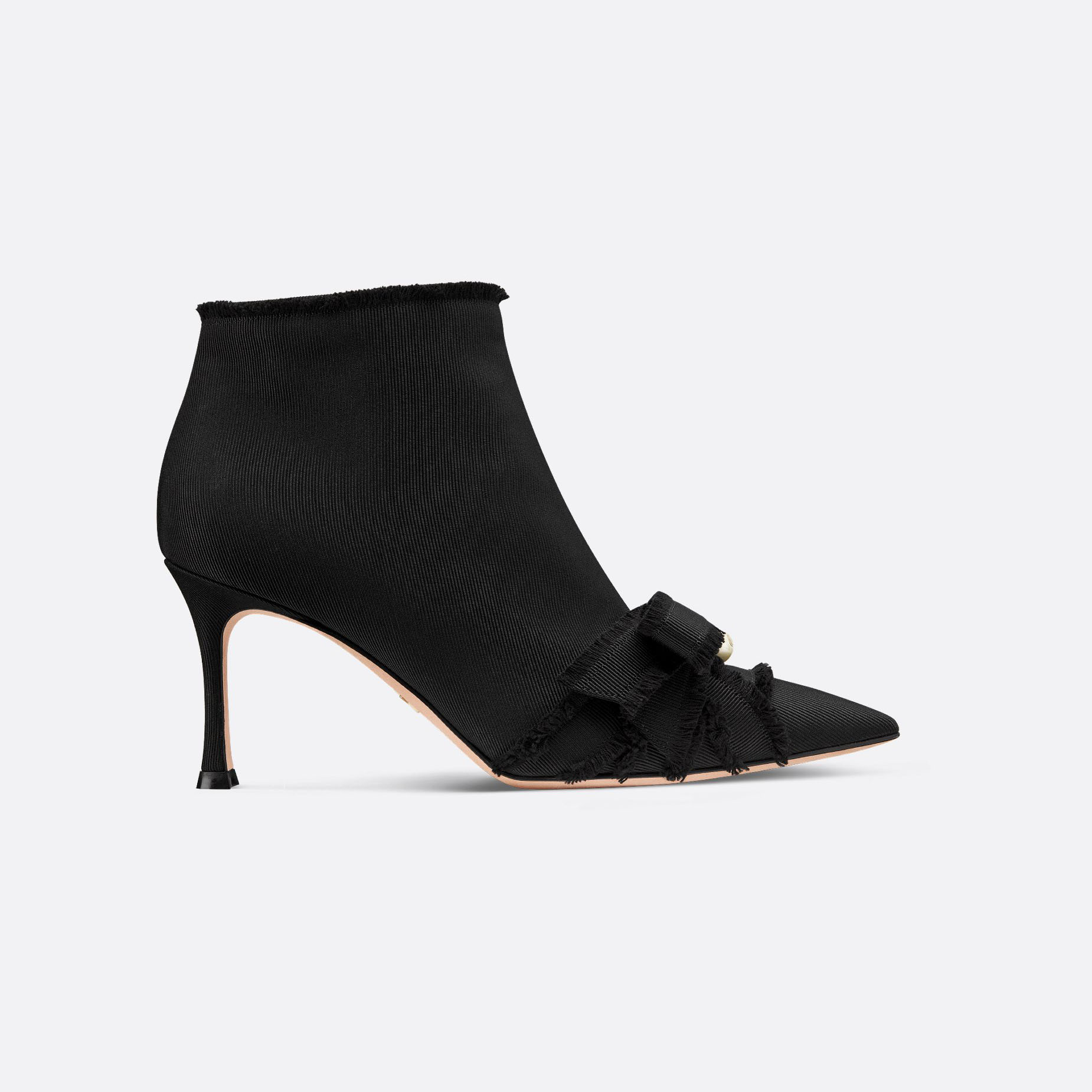 Dior ankle black boots with high heels
