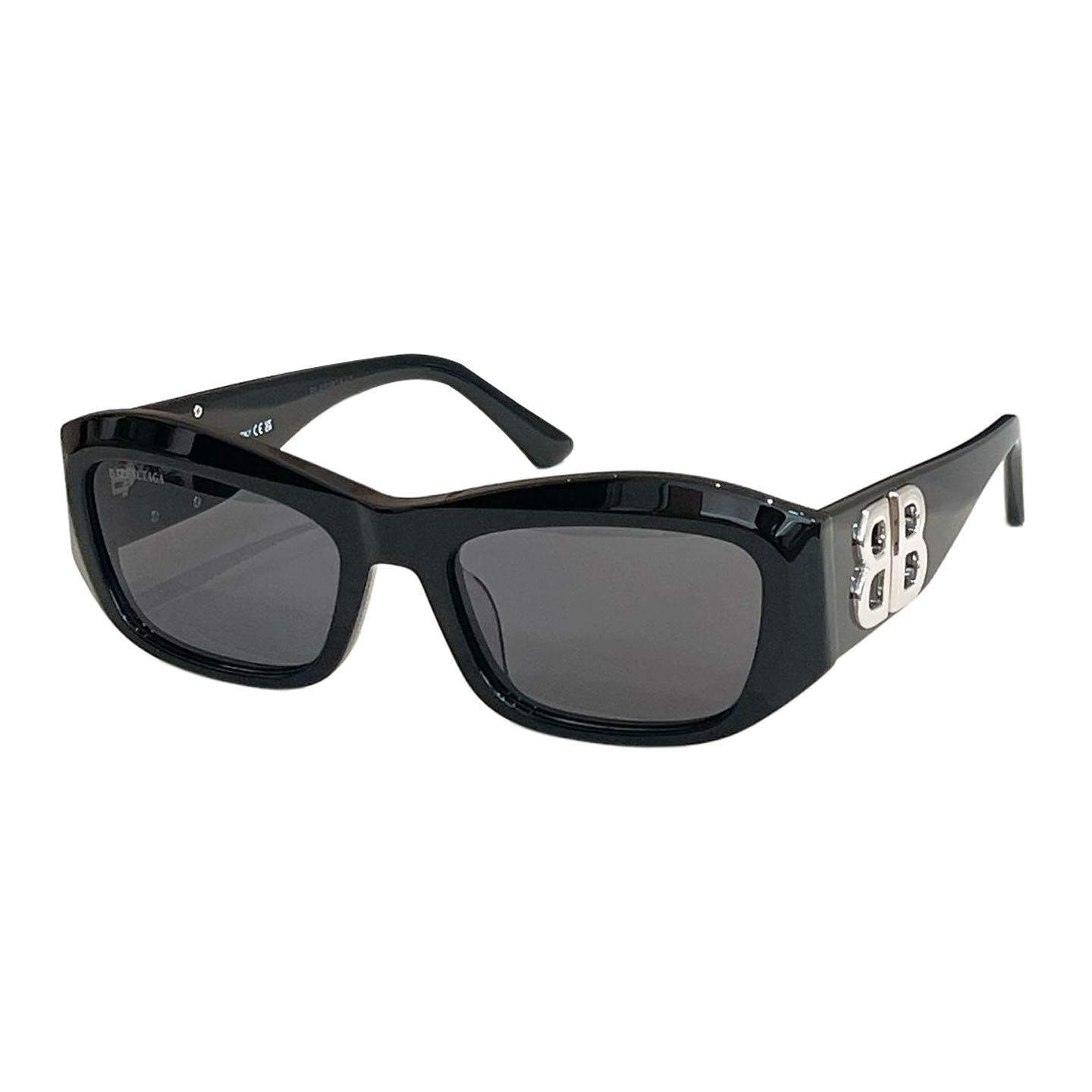 Balenciaga square frame glasses black/black silver/black gold/eggplant/blue/leopard color Size 61口15-145