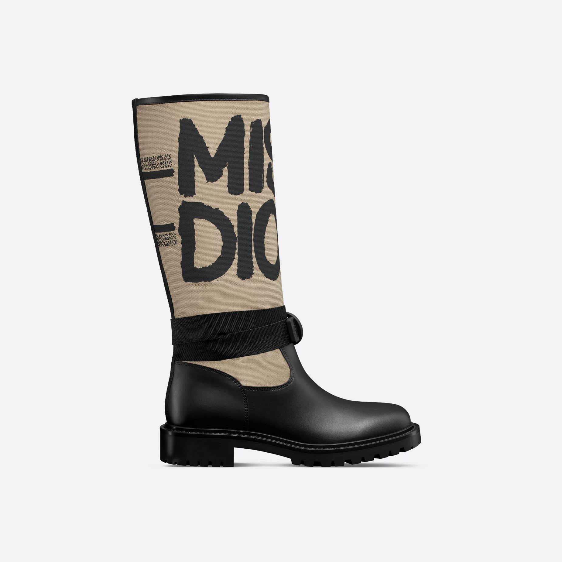 Dior black long boots