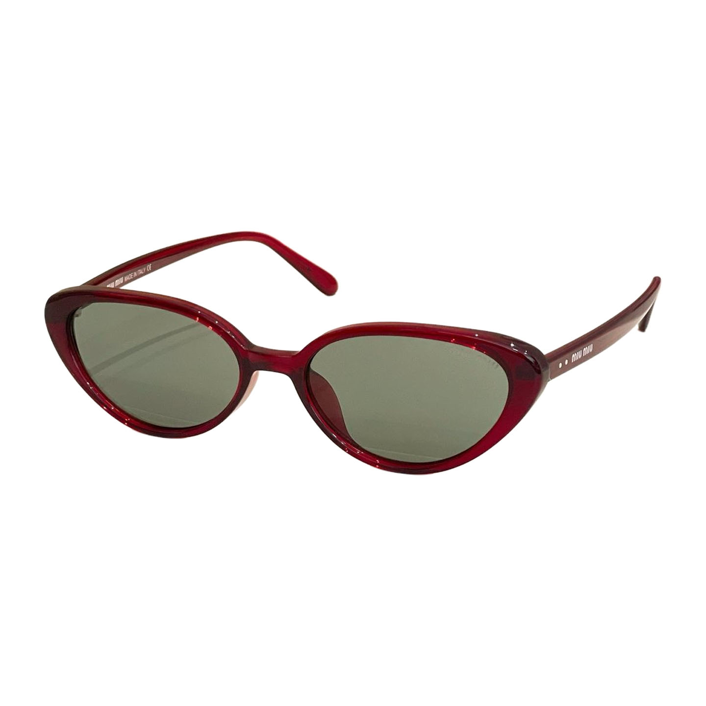 Miu Miu Cat Eye glasses red/brown/leopard/black color Size 55口18-147
