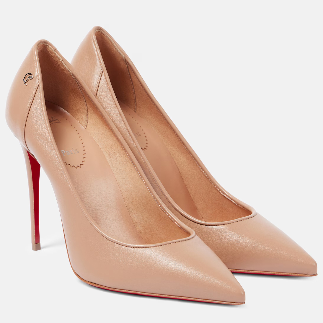 Christian Louboutin Nude leather heels stiletto heels