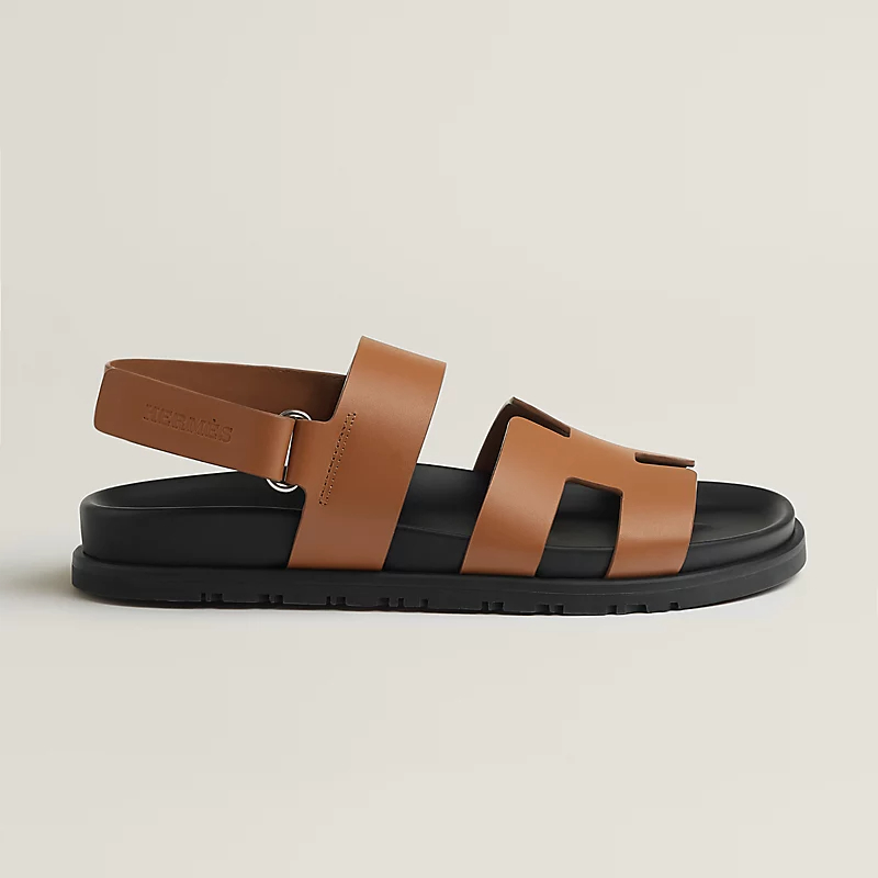 HERMES Genius Brown Sandal