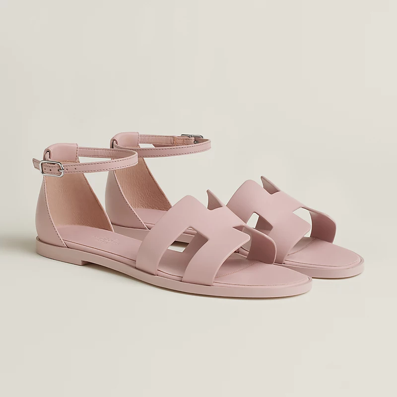 HERMES Santorini pink Sandal