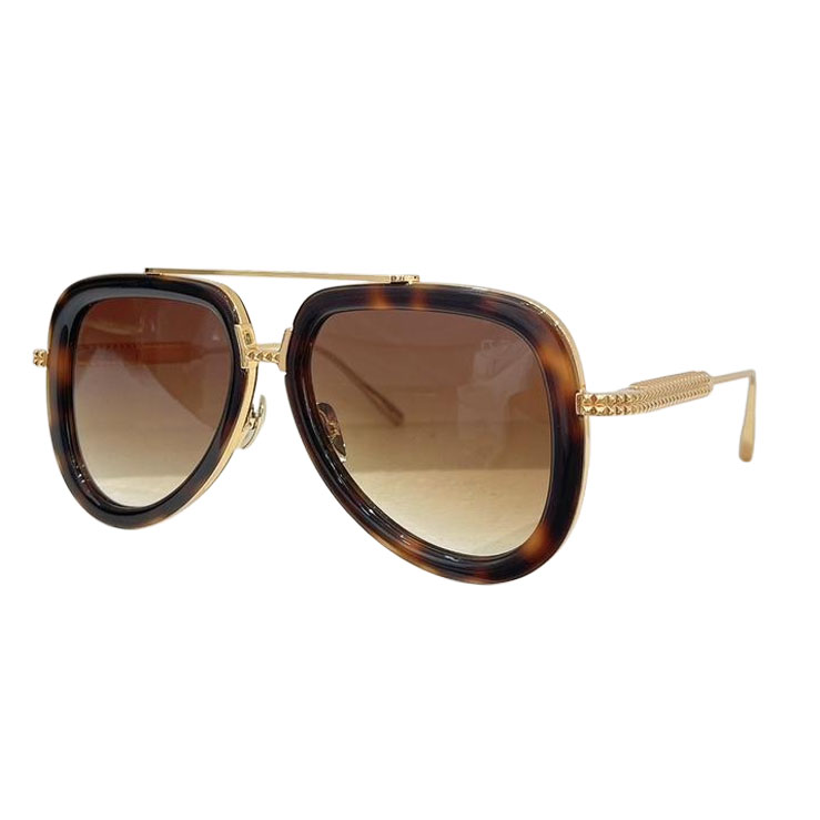 Valentino Pilot glasses leopard/white/black/black gold/purple silver/purple black color Size 53口18-143