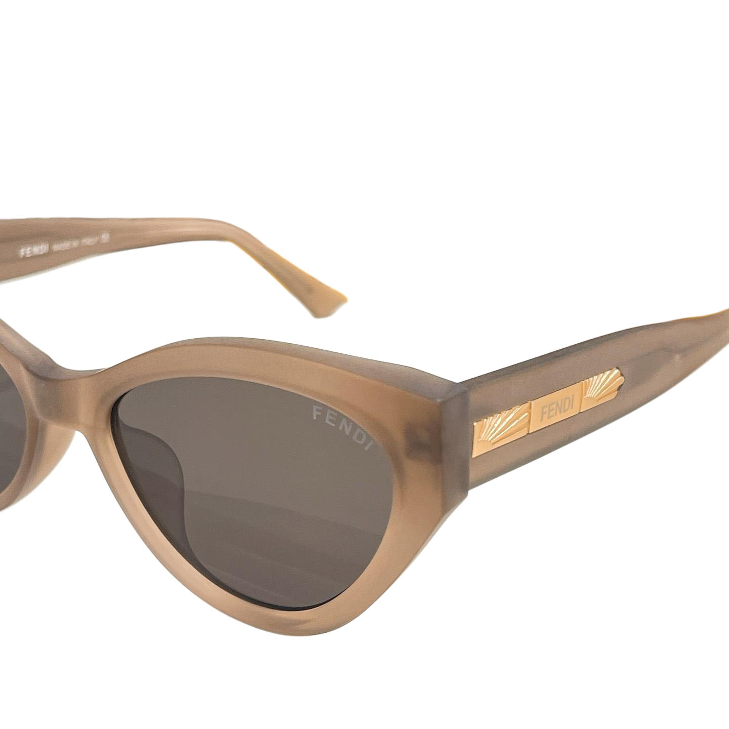 Fendi Cat Eye glasses nude/grey/burgundy/black color Size 54口18-148