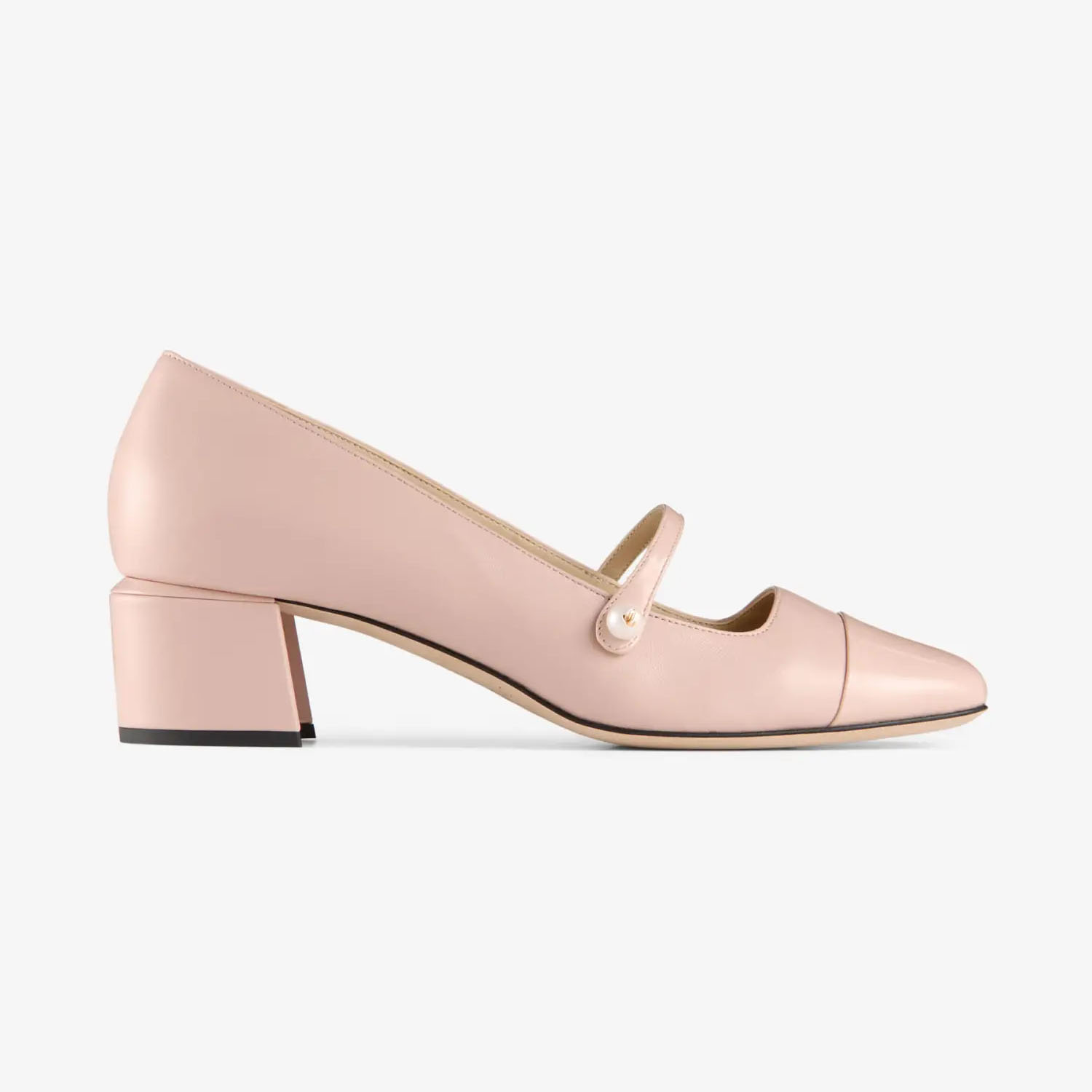 JIMMY CHOO Macarons leather and patent-leather heels Mary Jane heels Shoes