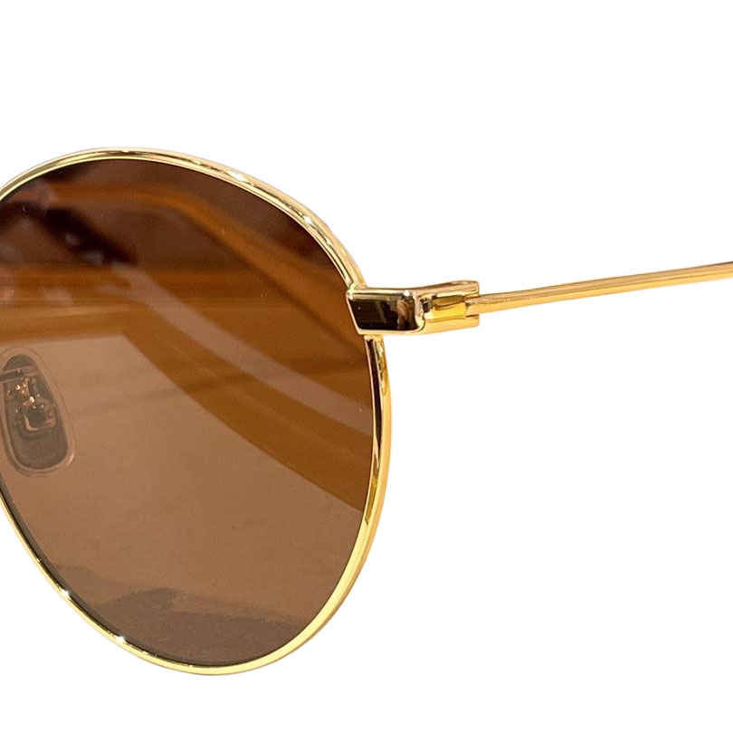 Celine Round frame glasses brown/green/black color Size 51口21-145